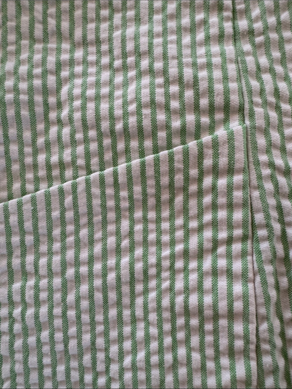 Lilly Pulitzer Light Green Seersucker Scalloped Skort - Picture 4 of 6